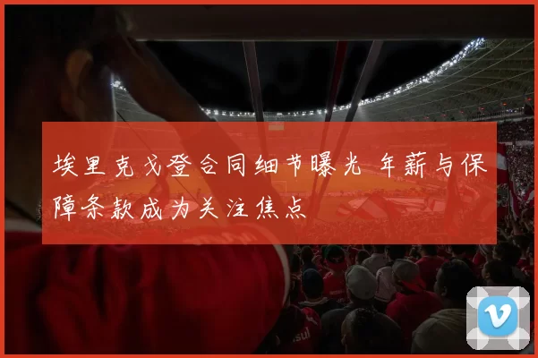 埃里克戈登合同细节曝光 年薪与保障条款成为关注焦点