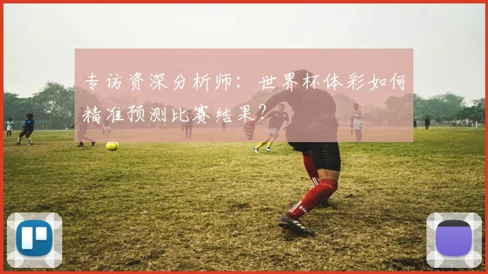 专访资深分析师:世界杯体彩如何精准预测比赛结果?