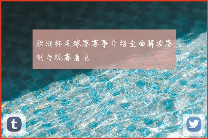 欧洲杯足球赛赛事介绍全面解读赛制与观赛看点
